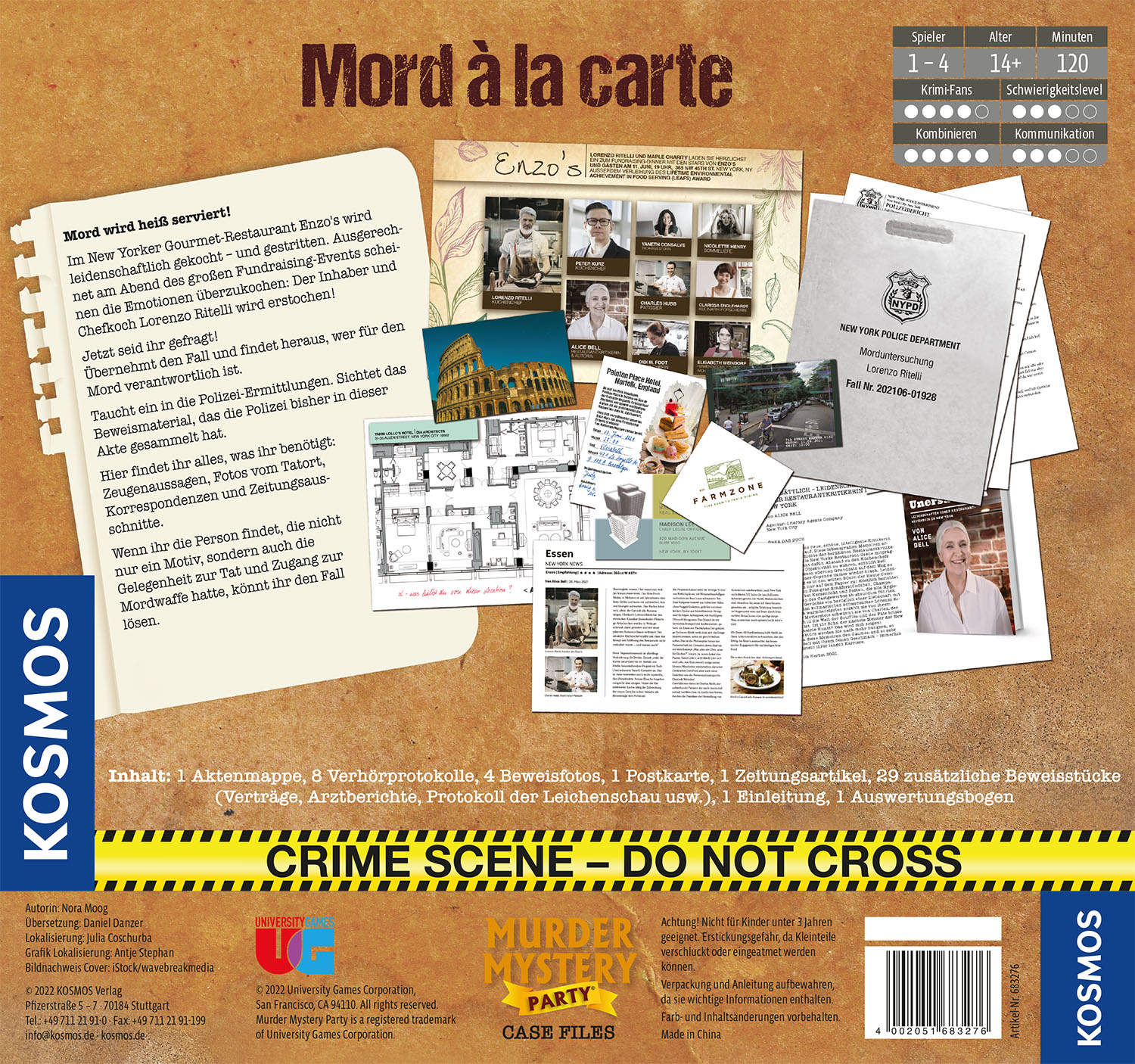 Murder Mystery Case File: Mord à la Carte