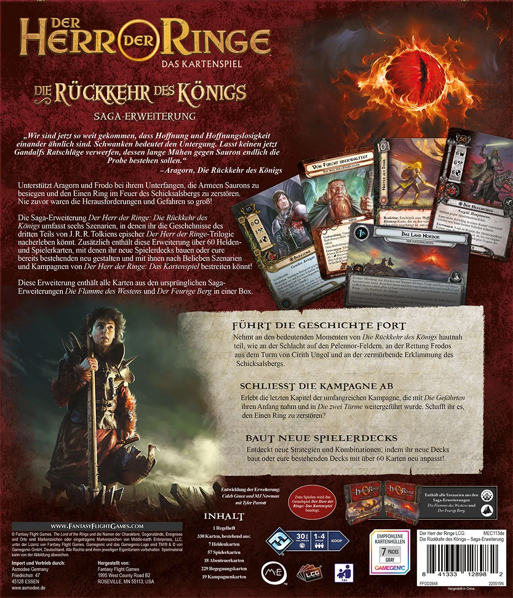 Herr der Ringe LCG: Die Rückkehr des Königs Saga Erweiterung