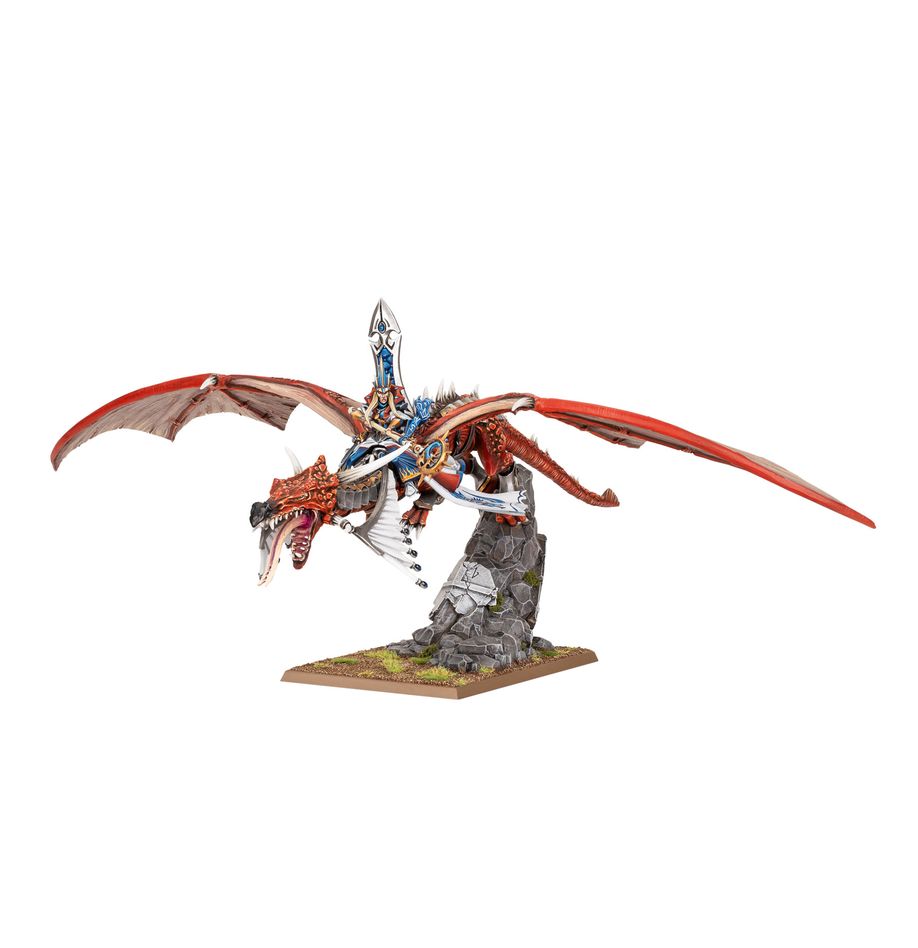 Warhammer: The Old World High Elf Realms - High Elf Lord on Dragon