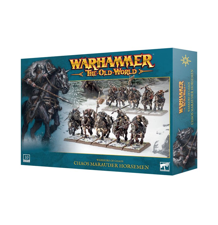Warhammer: the Old World Warriors of Chaos - Chaos Marauder Horsemen Leute, Person, Draußen, Natur, Pferd