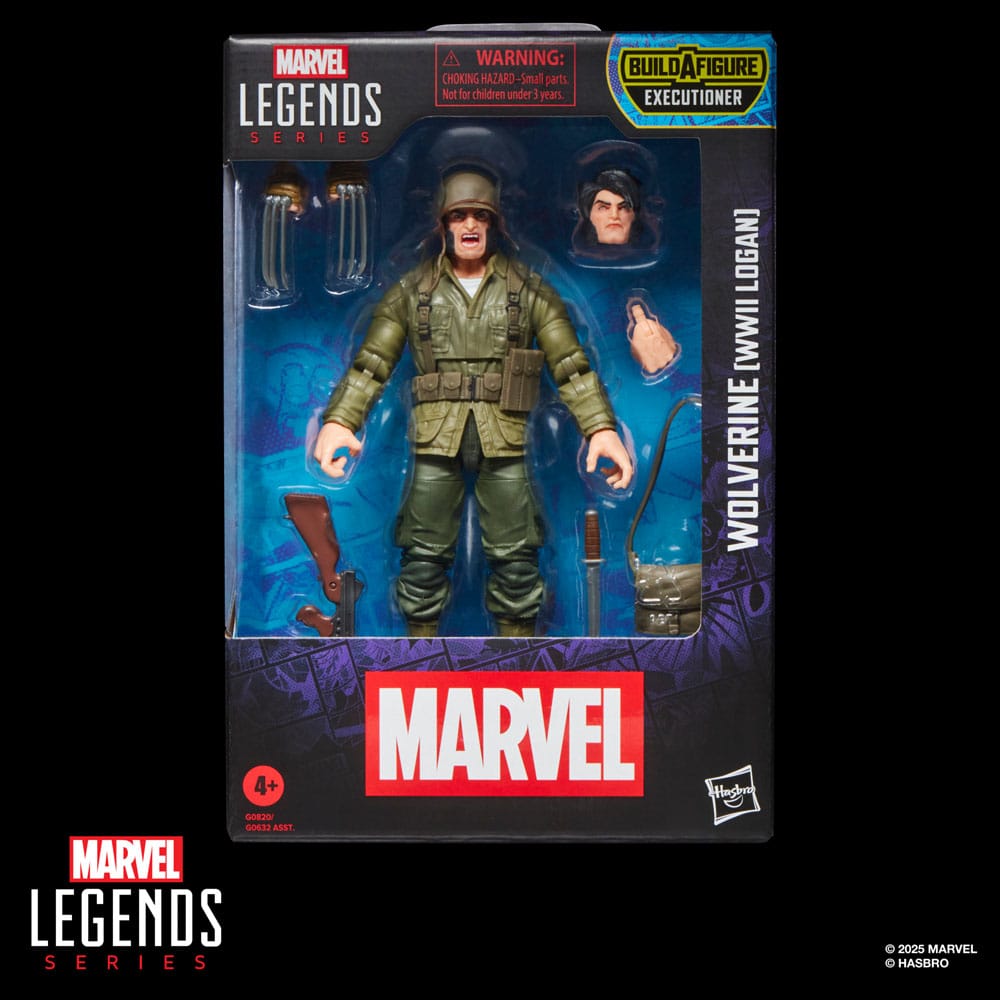 Marvel Legends AF: Wolverine - WWII Logan (BaF: Executioner) 15cm Erwachsener, Männlich, Mann, Person