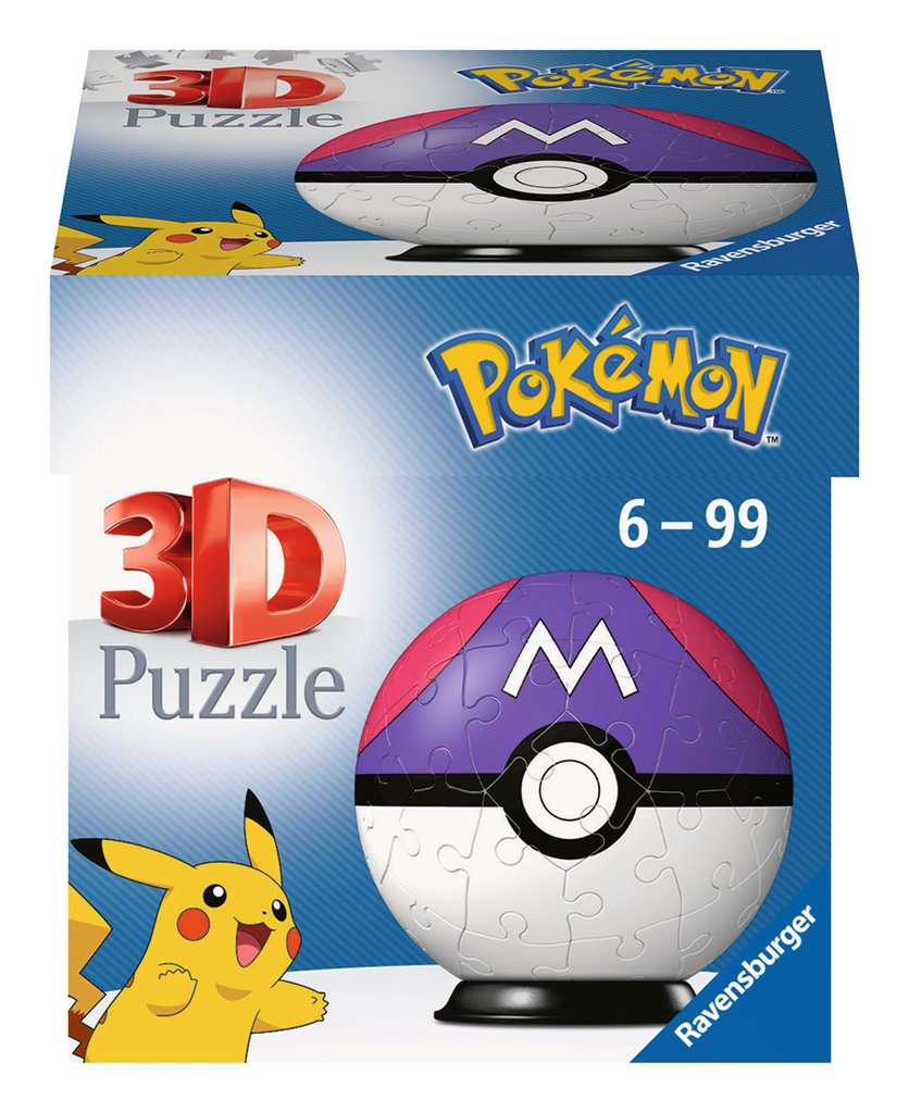 3D Puzzle: Pokémon Meisterball lila/rot