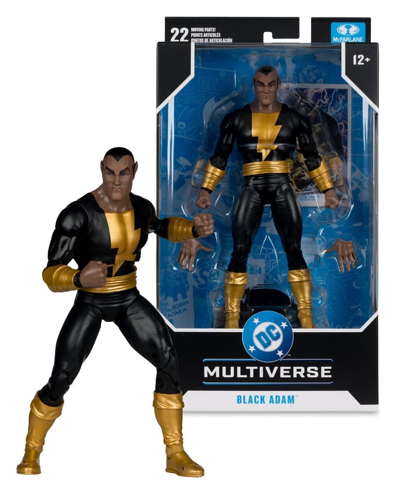 Actionfigur, DC Superheld, Black Adam, Günstige Figur, Multiverse