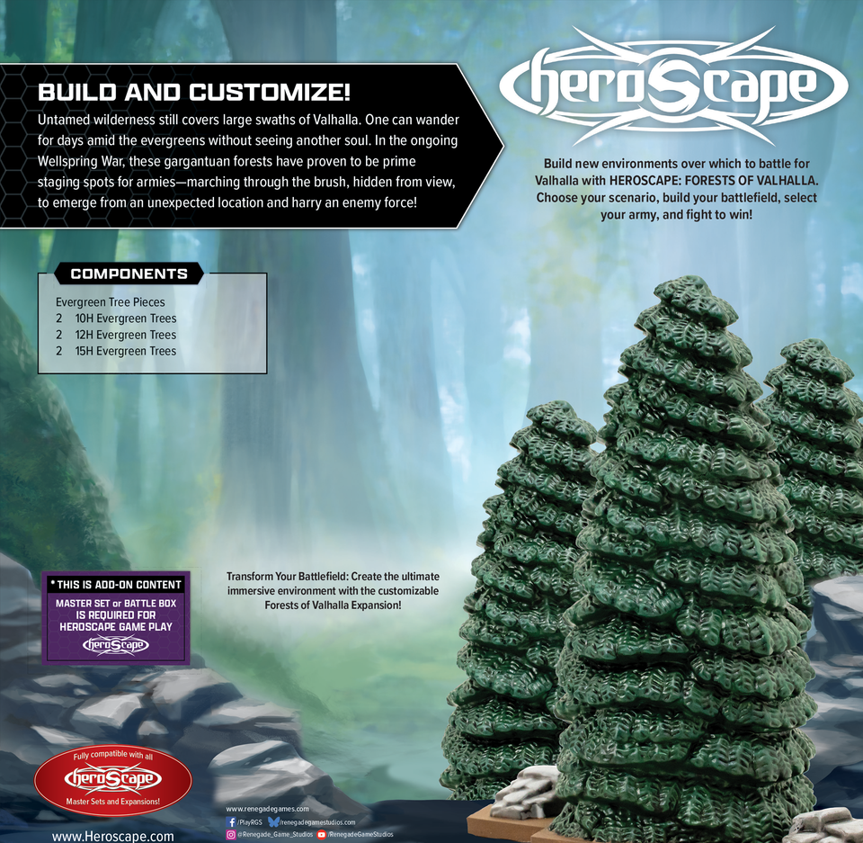 Heroscape: Forests of Valhalla Terrain Expansion