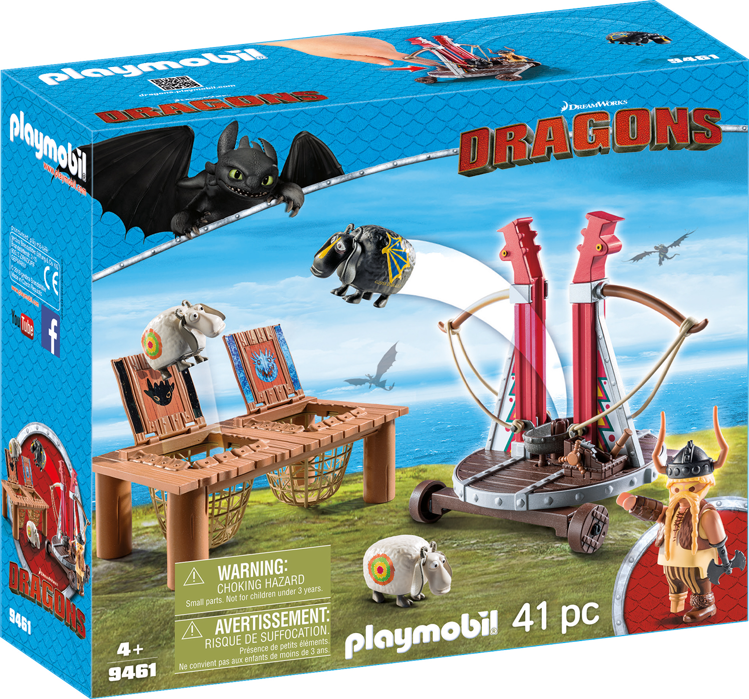 Playmobil: Dragons - Grobian mit Schafschleuder