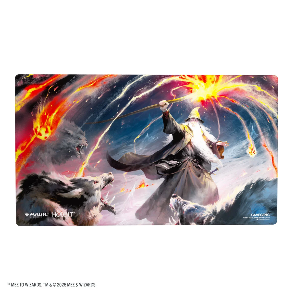 Fantasy, Wizard, Drache, Kämpfer, Wandcape