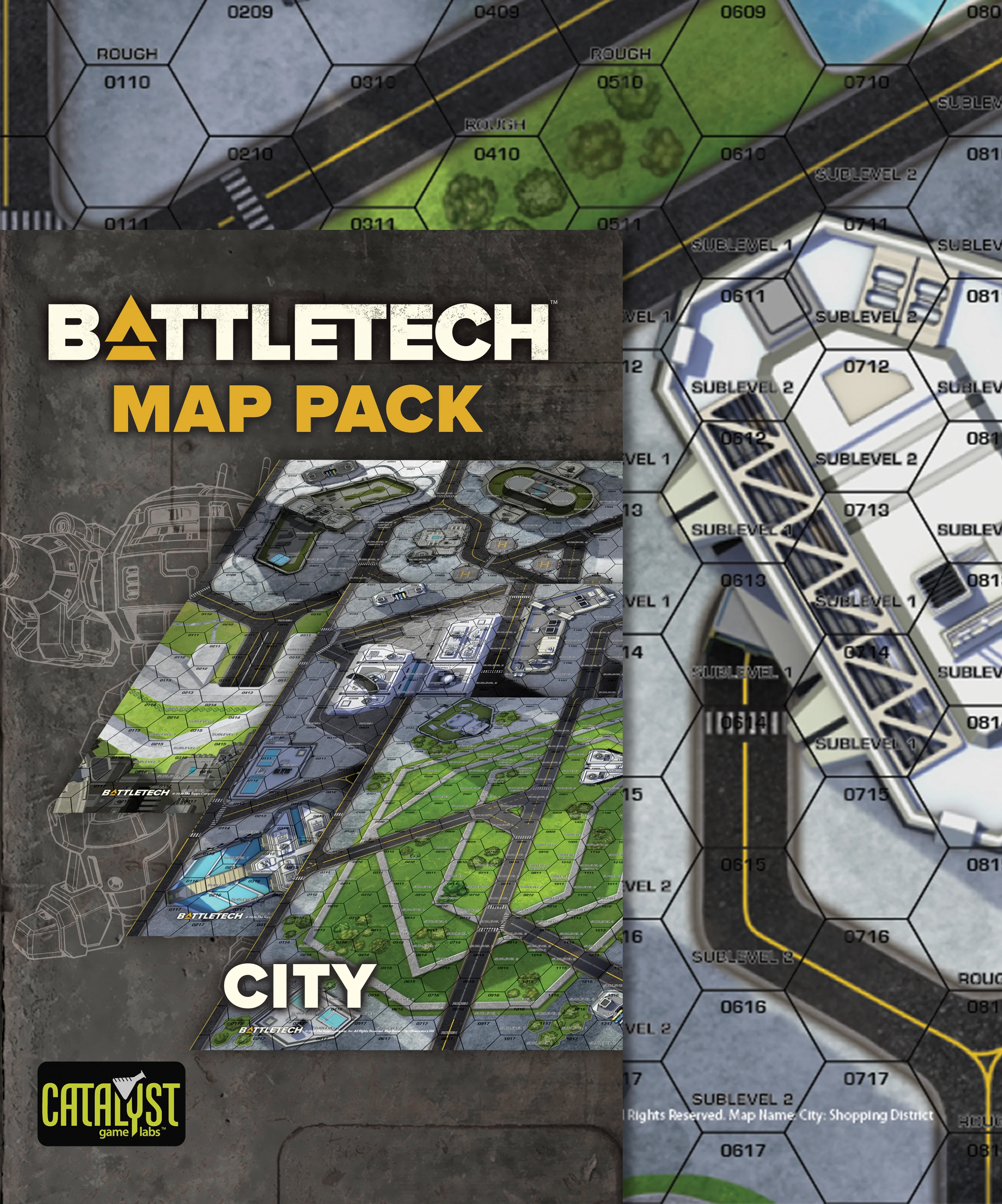 Battletech: Map Pack - City Battletech: Map Pack - City