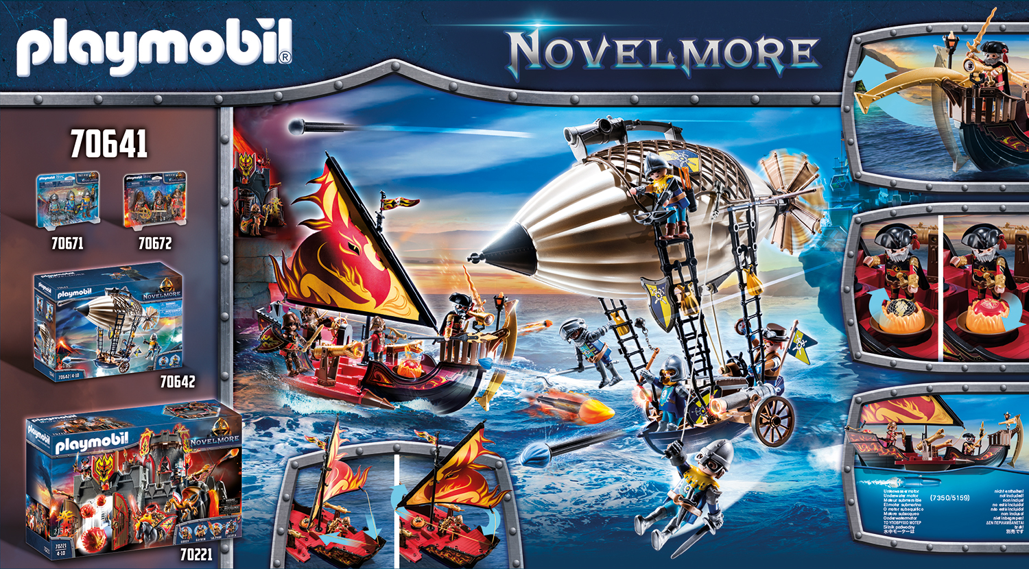 Playmobil: Novelmore - Burnham Raiders Feuerschiff