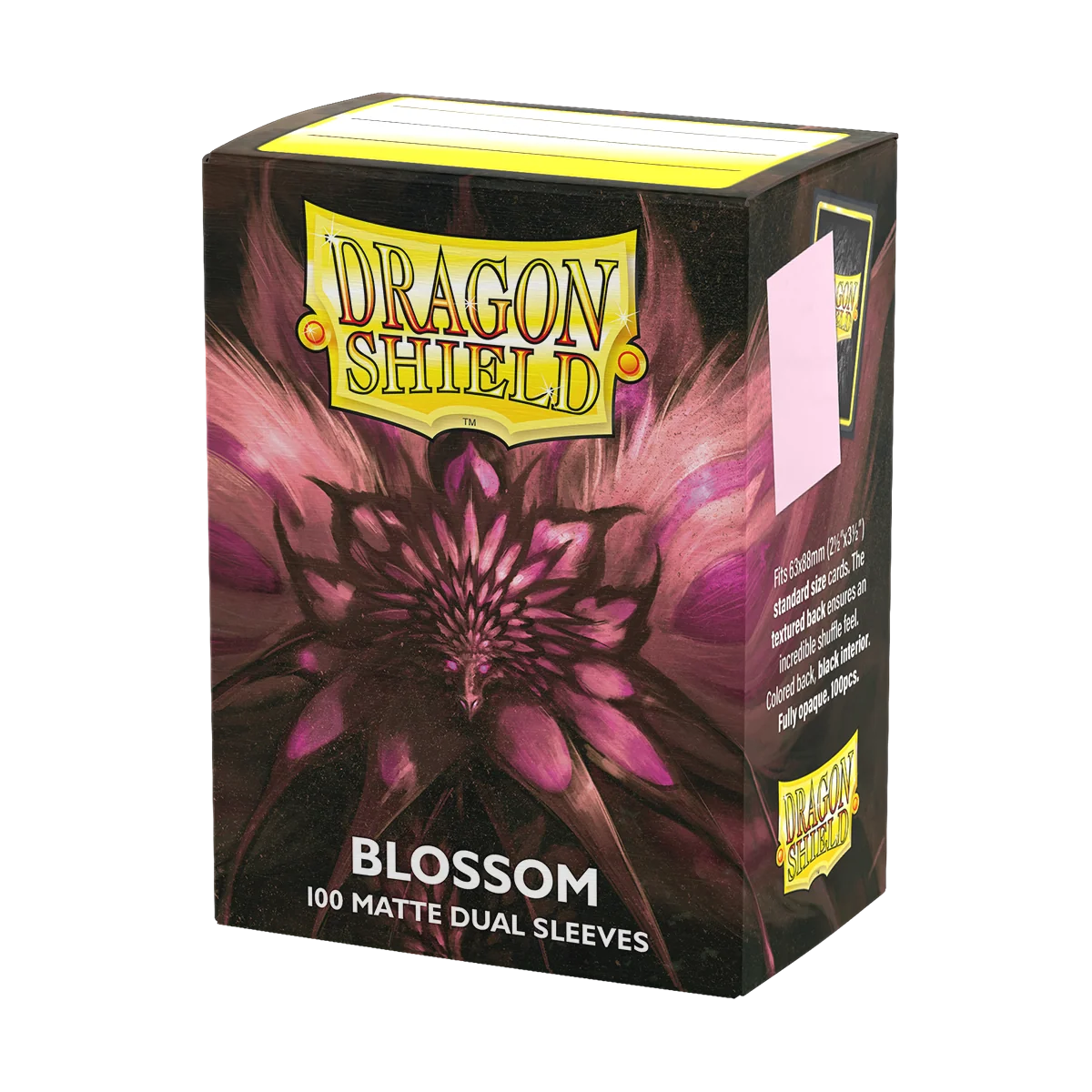Dragon Shield: Dual Sleeves Matte Blossom カードスリーブ, ドラゴンシールド, ブロッサム, マット, 100枚入り