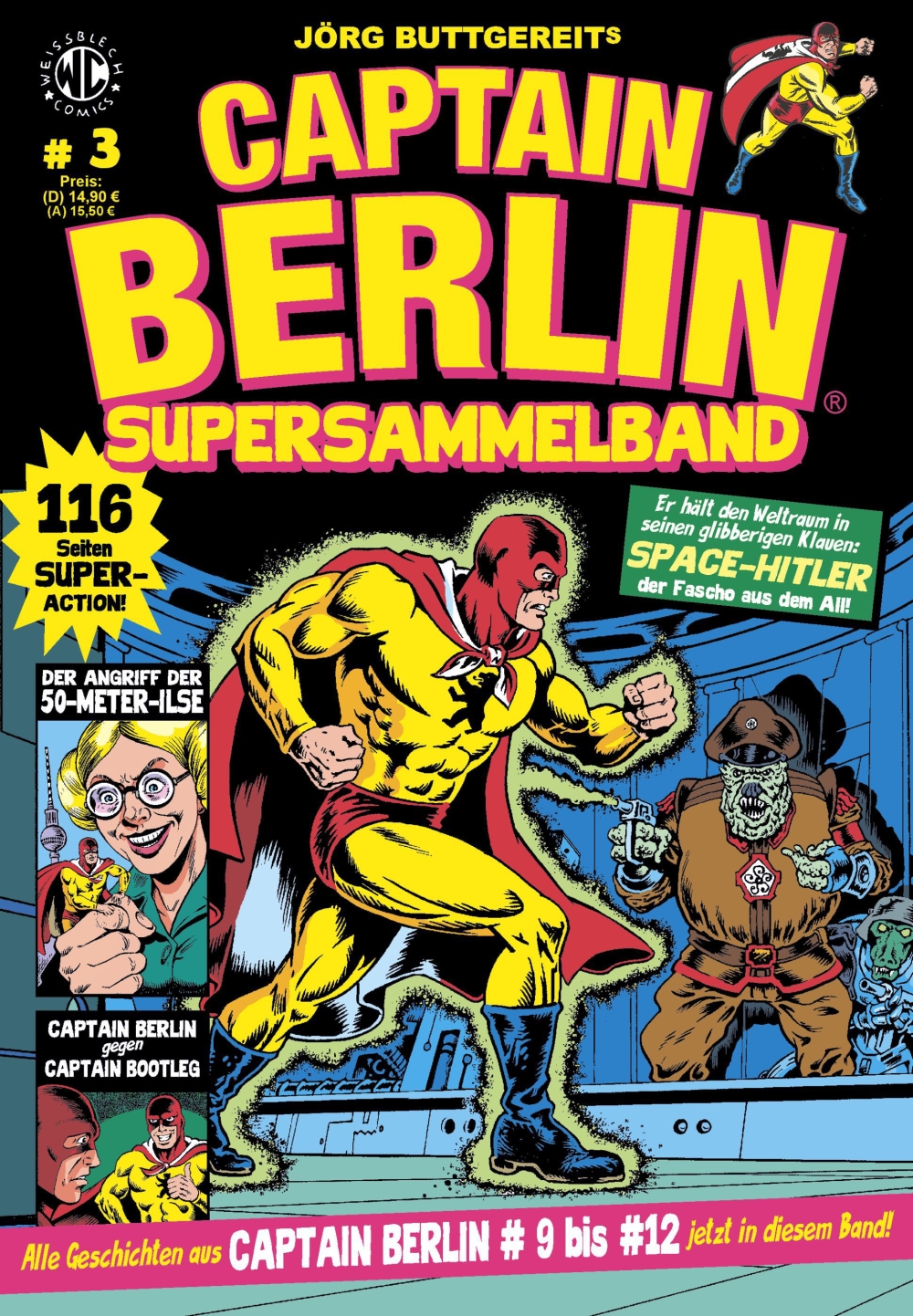 Captian Berlin Supersammelband 3 Buch, Comics, Veröffentlichung, Person, Gesicht