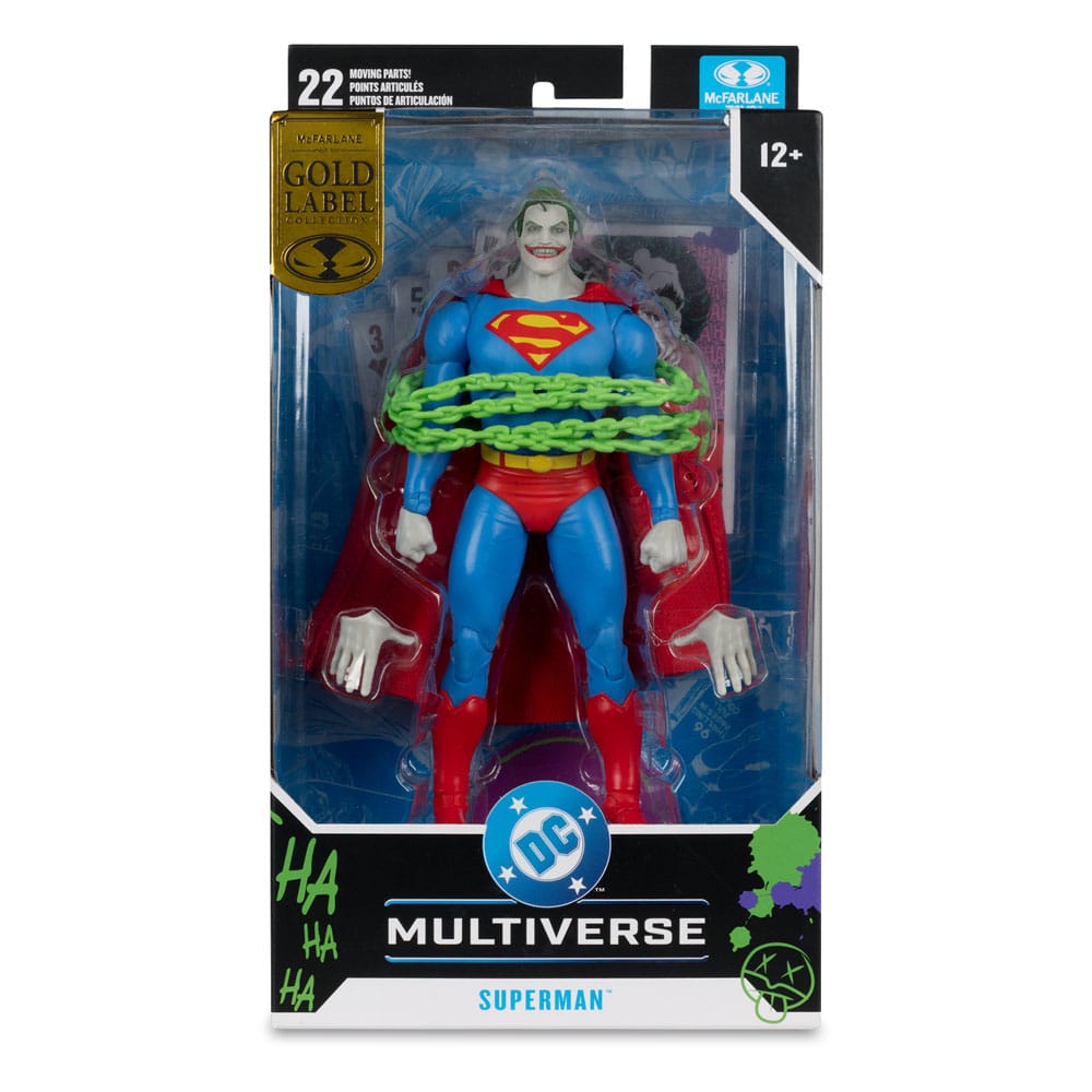 DC Multiverse AF: Superman Jokerized (Superman #9) Gold Label 18cm Person, Spielzeug
