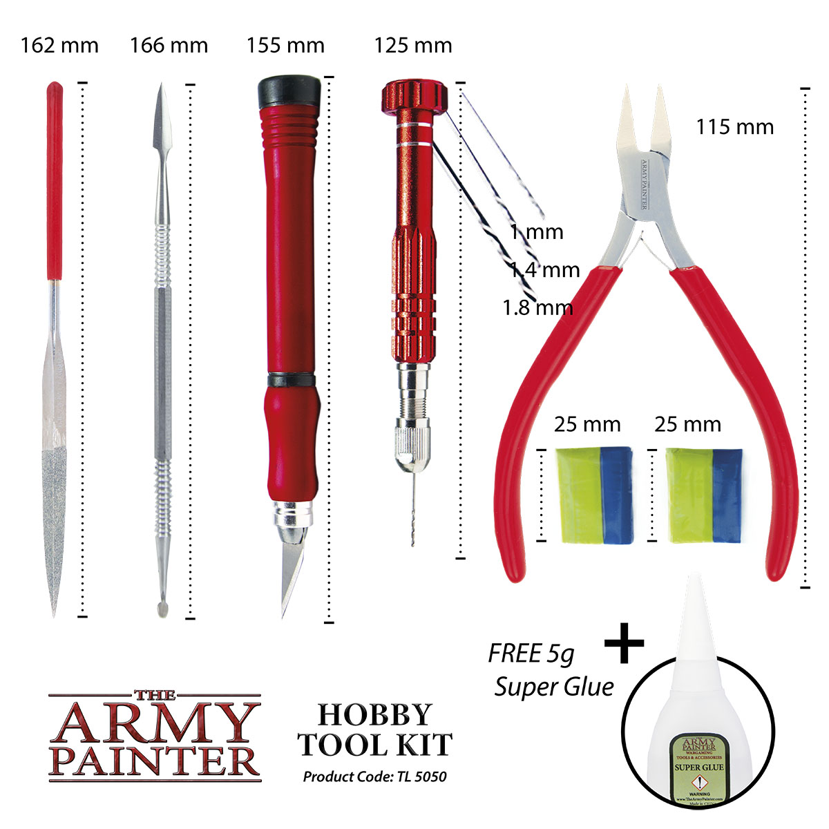 Army Painter: Tool - Hobby Tool Kit Army Painter: Tool - Hobby Tool Kit