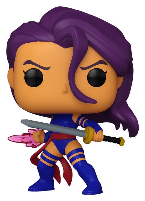 Figurine, Funko Pop, Krieger, Schwert, Lila Haare