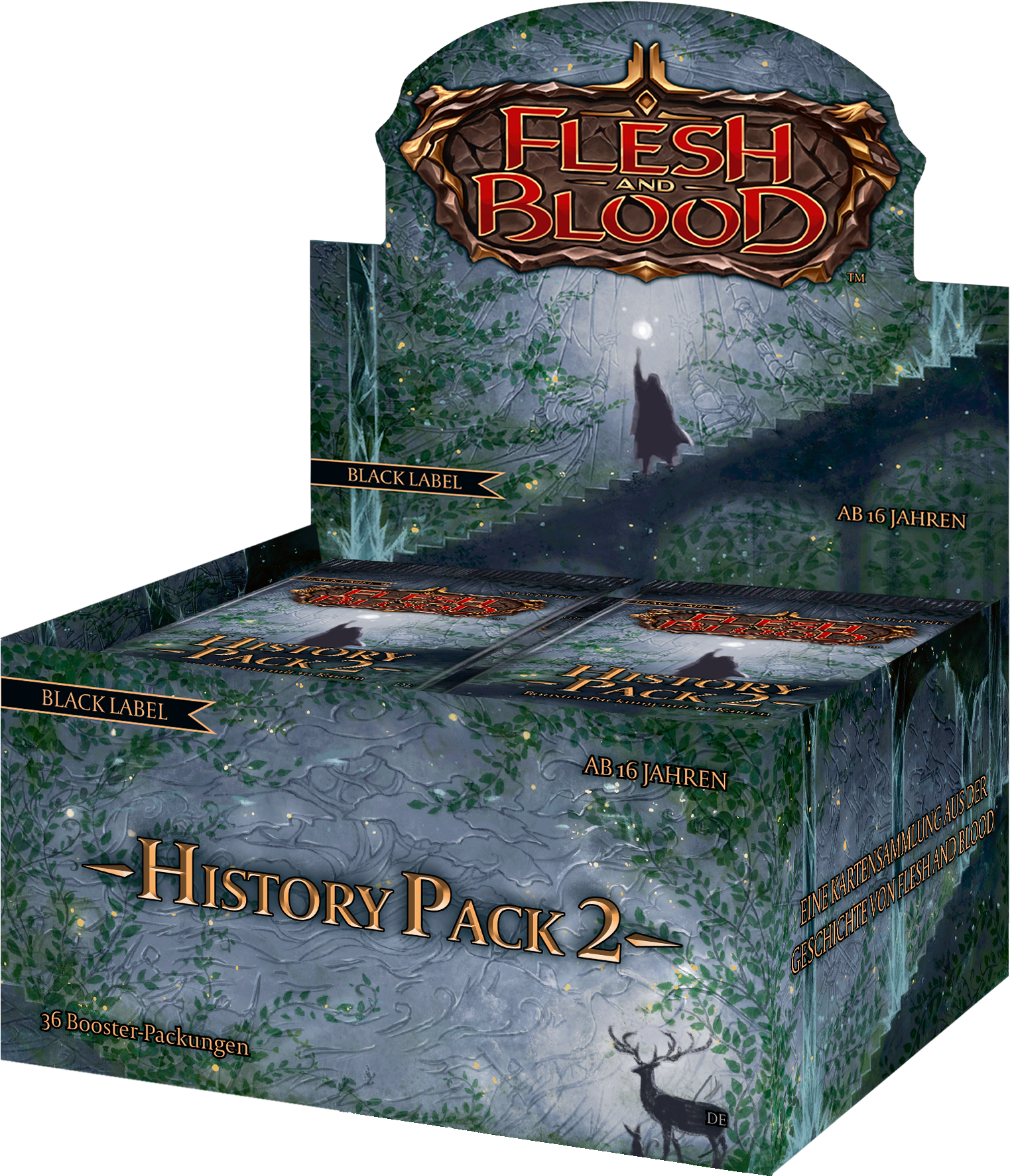 Flesh & Blood TCG dt.: History Pack 2 Booster Display