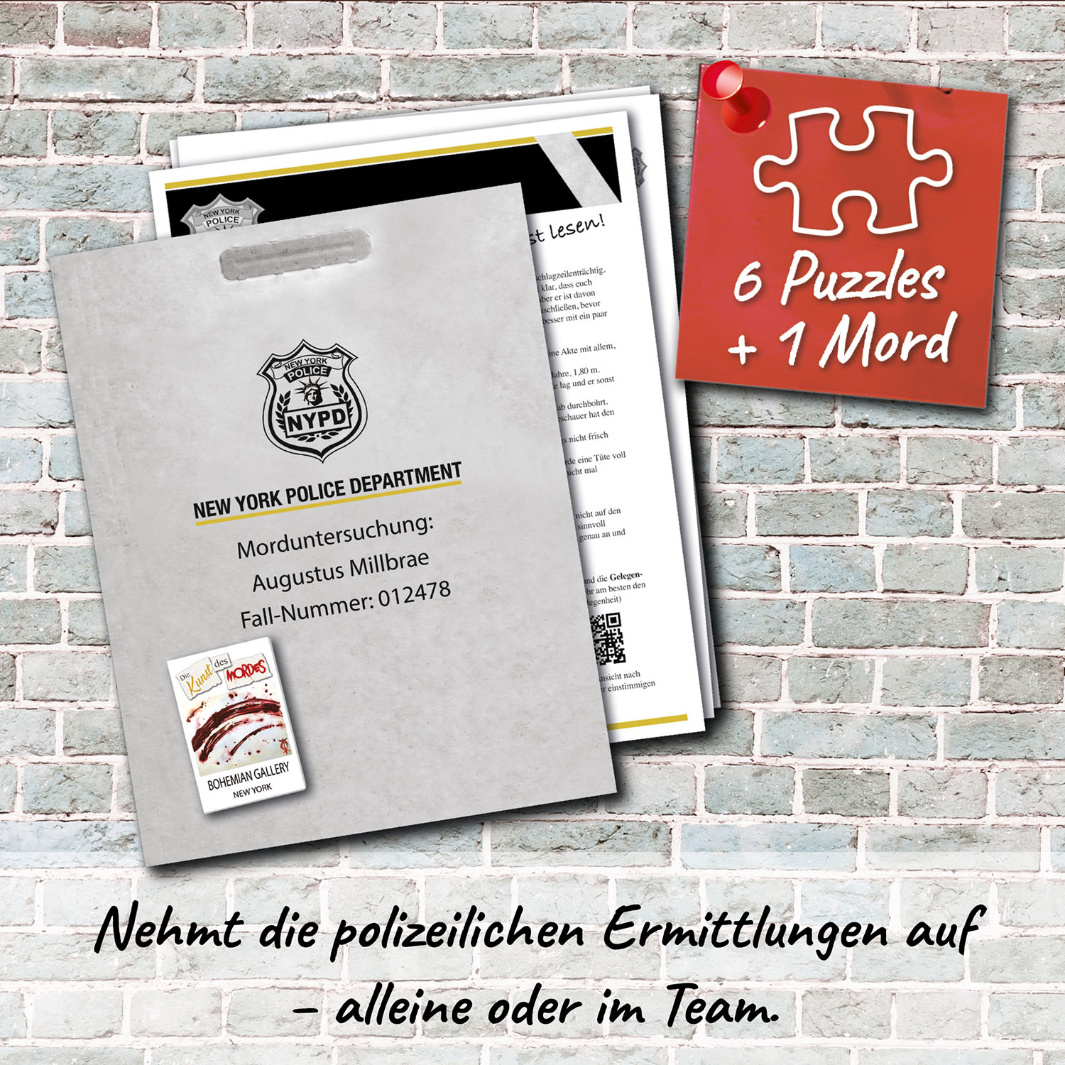 Murder Mystery Puzzle: Die Kunst des Mordes Murder Mystery Puzzle: Die Kunst des Mordes