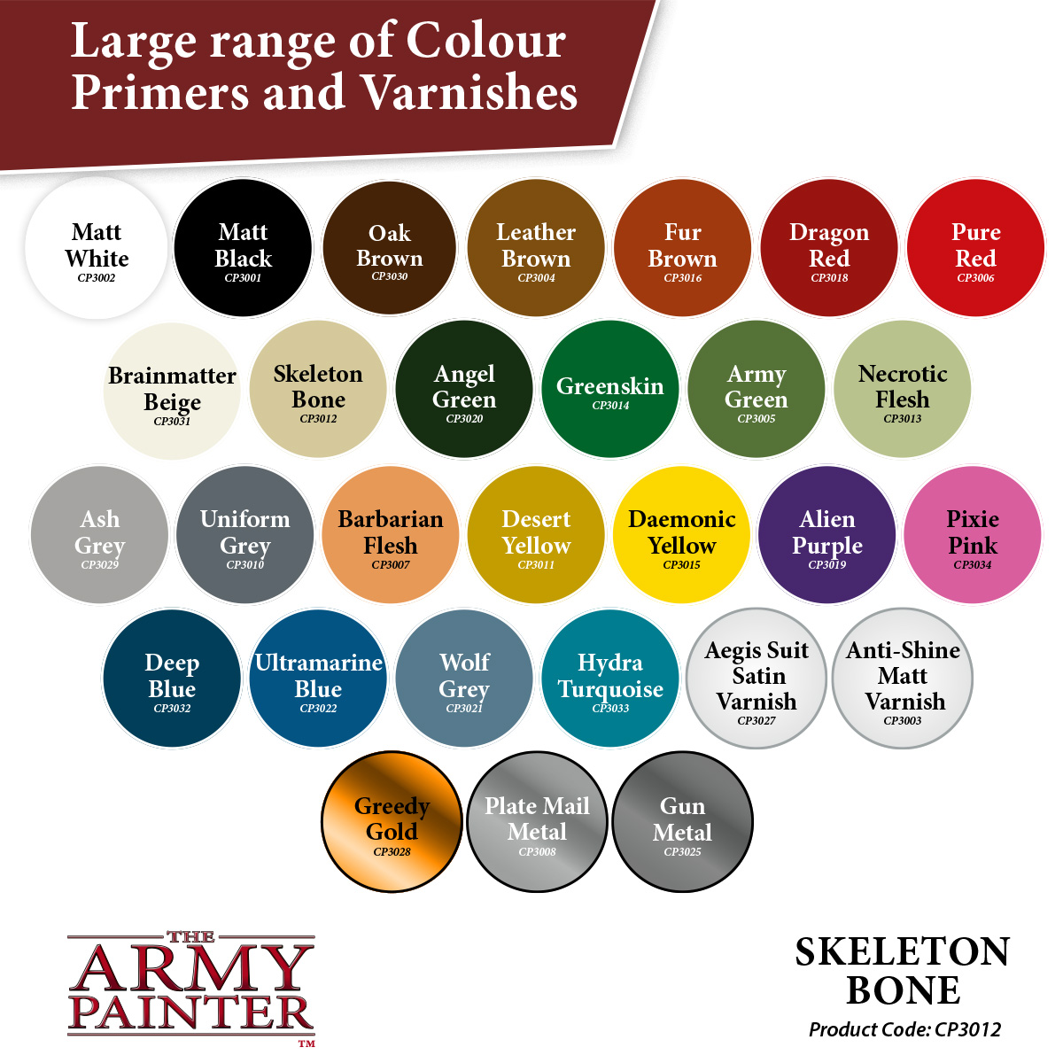 Army Painter: Colour Primer - Skeleton Bone