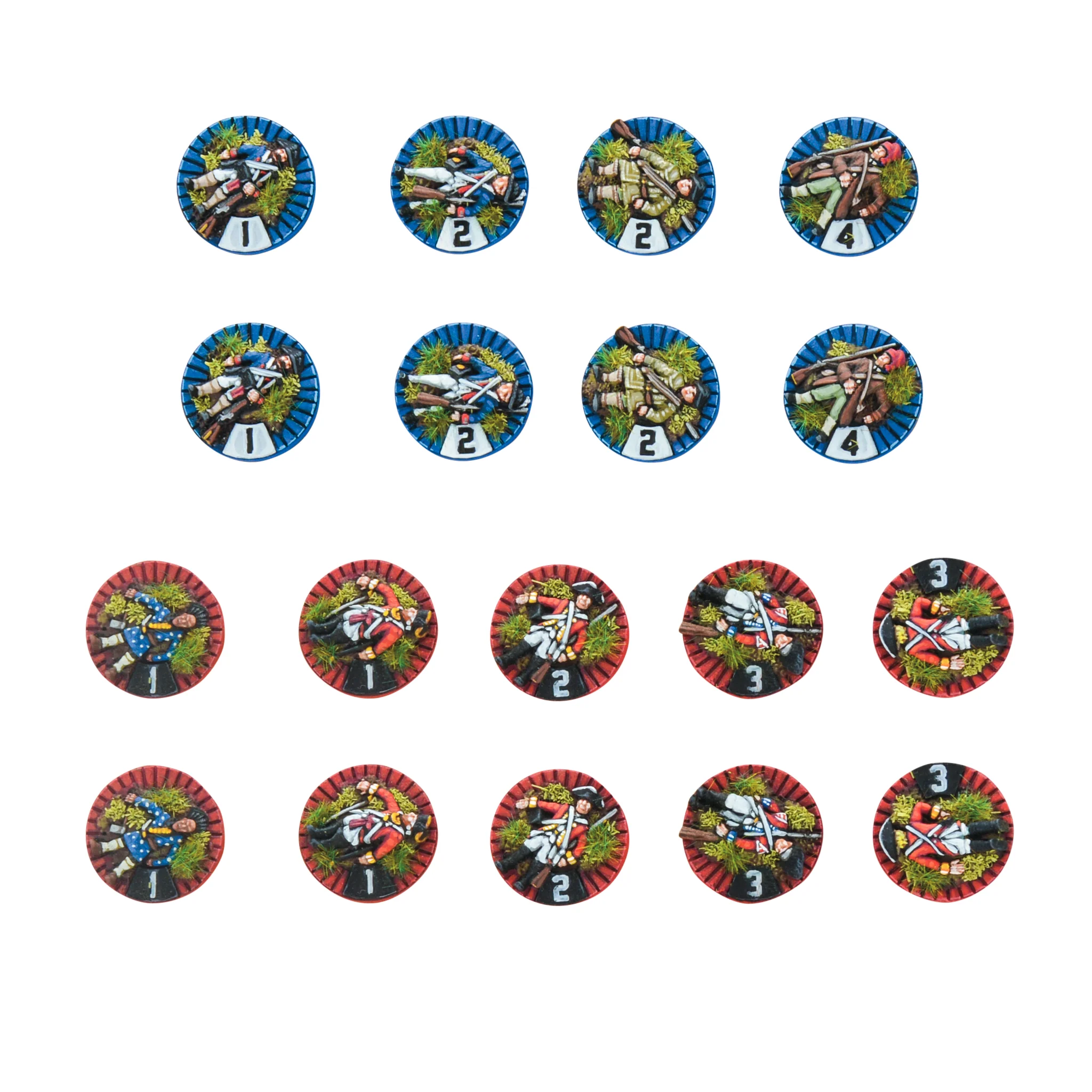 Black Powder Epic Battles: Revolution - Casualty Markers Black Powder Epic Battles: Revolution - Casualty Markers