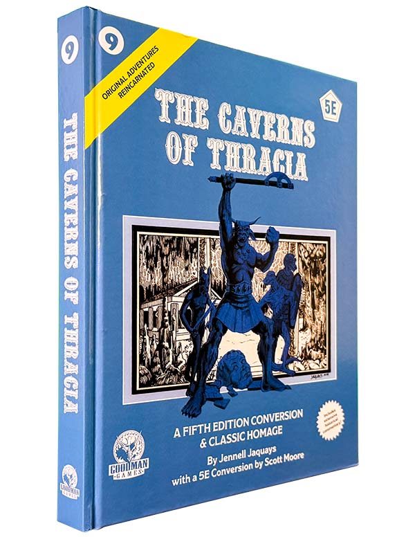 Original Adventures Reincarnated 9 Caverns of Thracia Buch, Veröffentlichung, Person, Kunst, Malerei