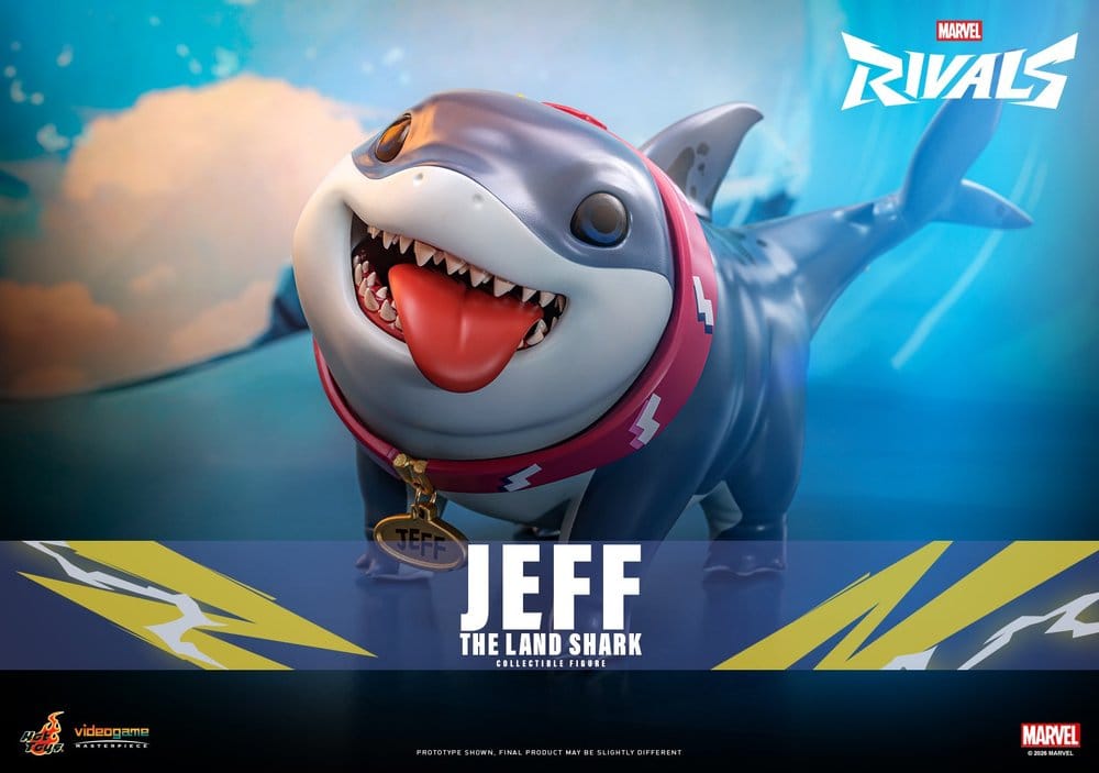 Marvel Rivals AF: Jeff the Land Shark Masterpiece Series 11cm Hai-Hai, Jeff, Rivals, Figur, Kunststofffigur