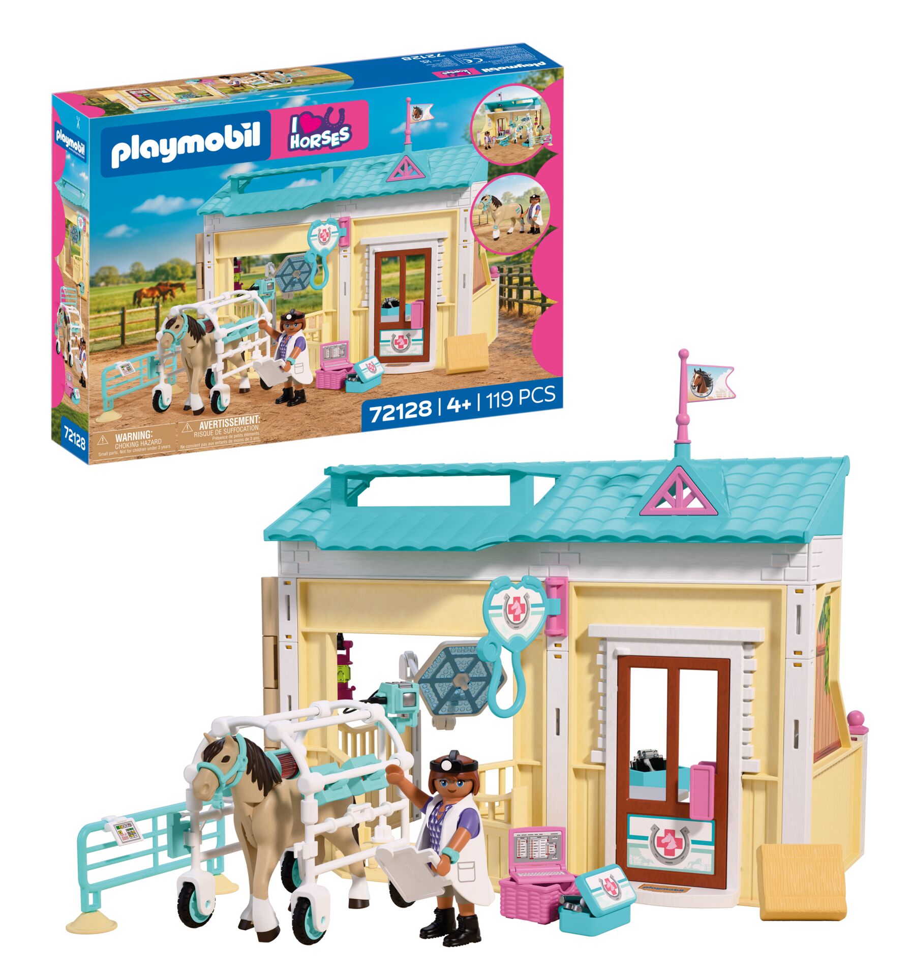Playmobil, Pferdebox, Hengst, Sattelpflege, Kaufspielzeug