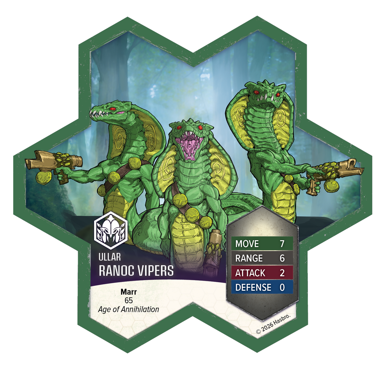 Heroscape: Elites of Ullar and Ranoc Vipers Army Expansion Heroscape: Elites of Ullar and Ranoc Vipers Army Expansion