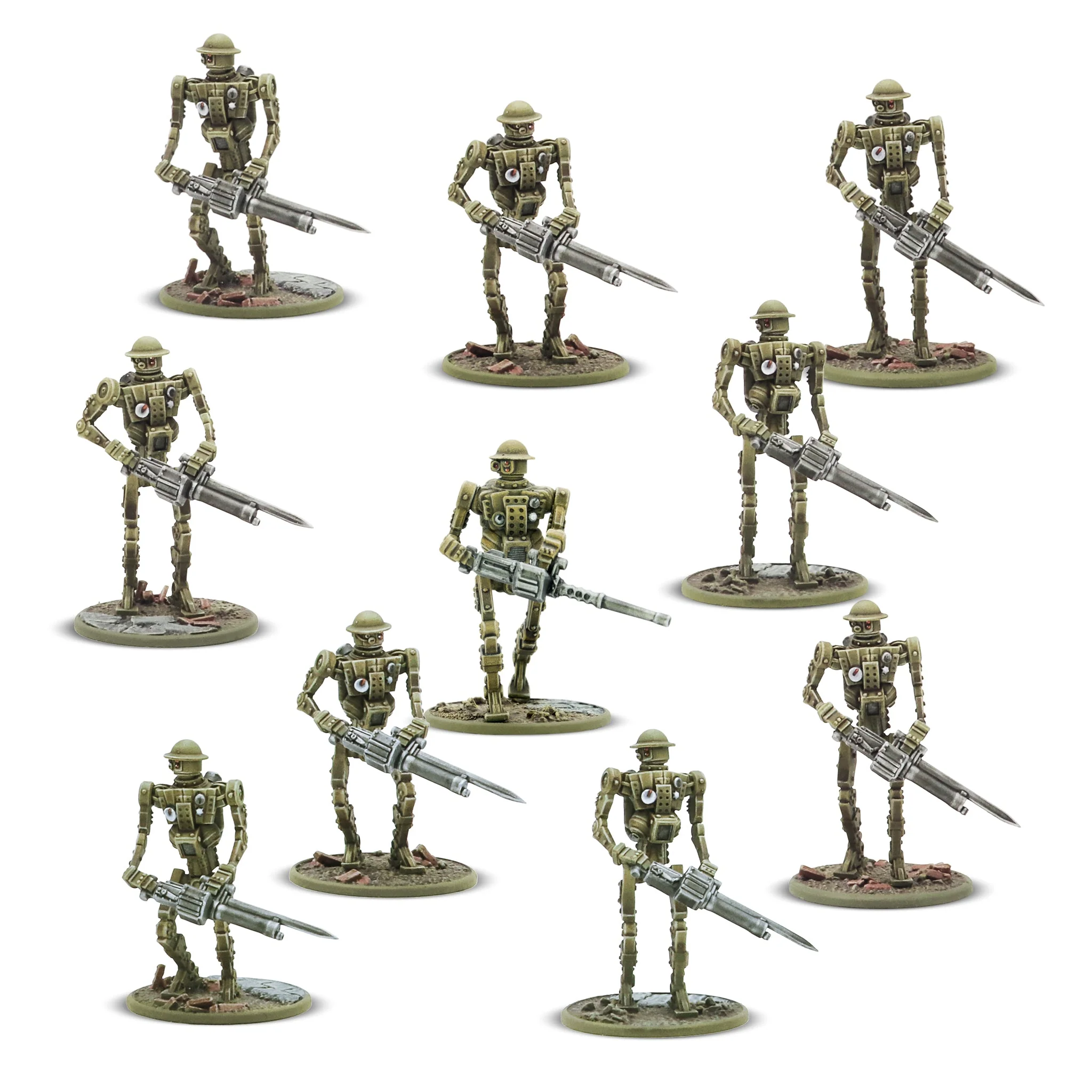 Konflikt '47: MK Automated Infantry miniature, soldier, rifle, military, army