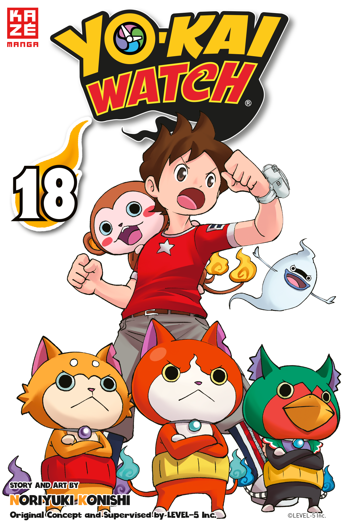 Yokai Watch Bd.18 Buch, Comics, Veröffentlichung, Person, Gesicht