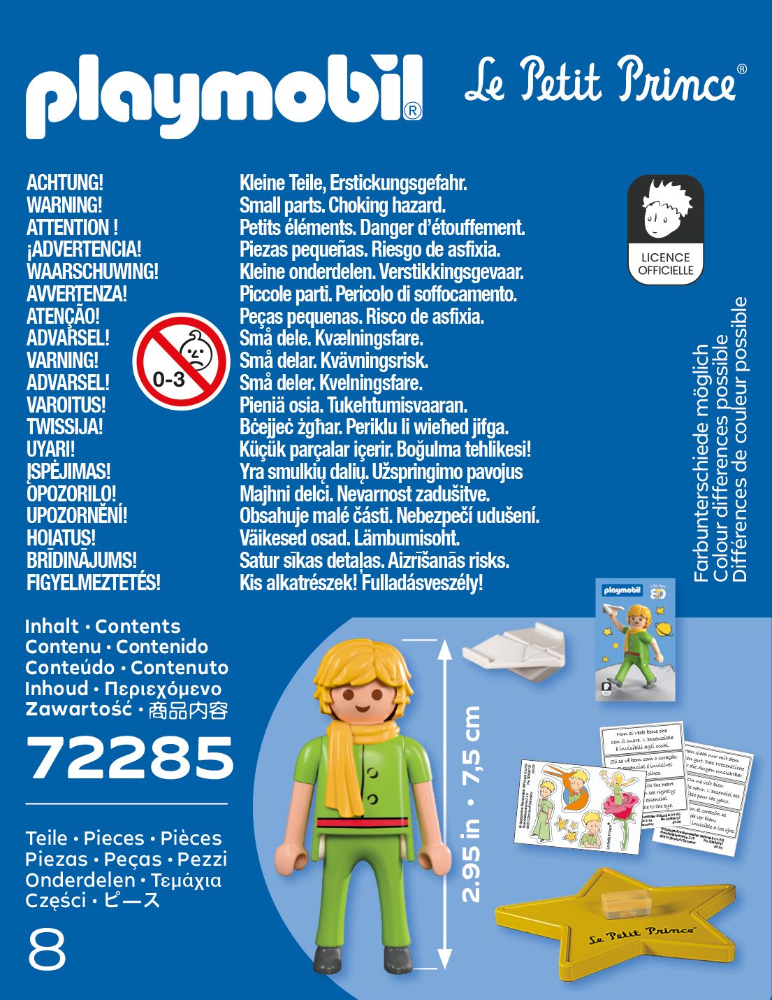 Playmobil: Der Kleine Prinz: Jubiläumsfigur Playmobil, Figur, Accessoires, 8 Teile, Stern Zubehör