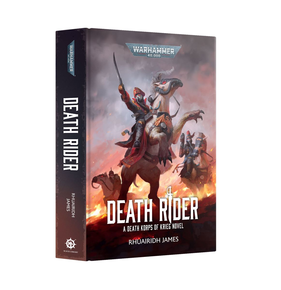 Warhammer 40K Novel: Death Rider HB Buch, Veröffentlichung, Person