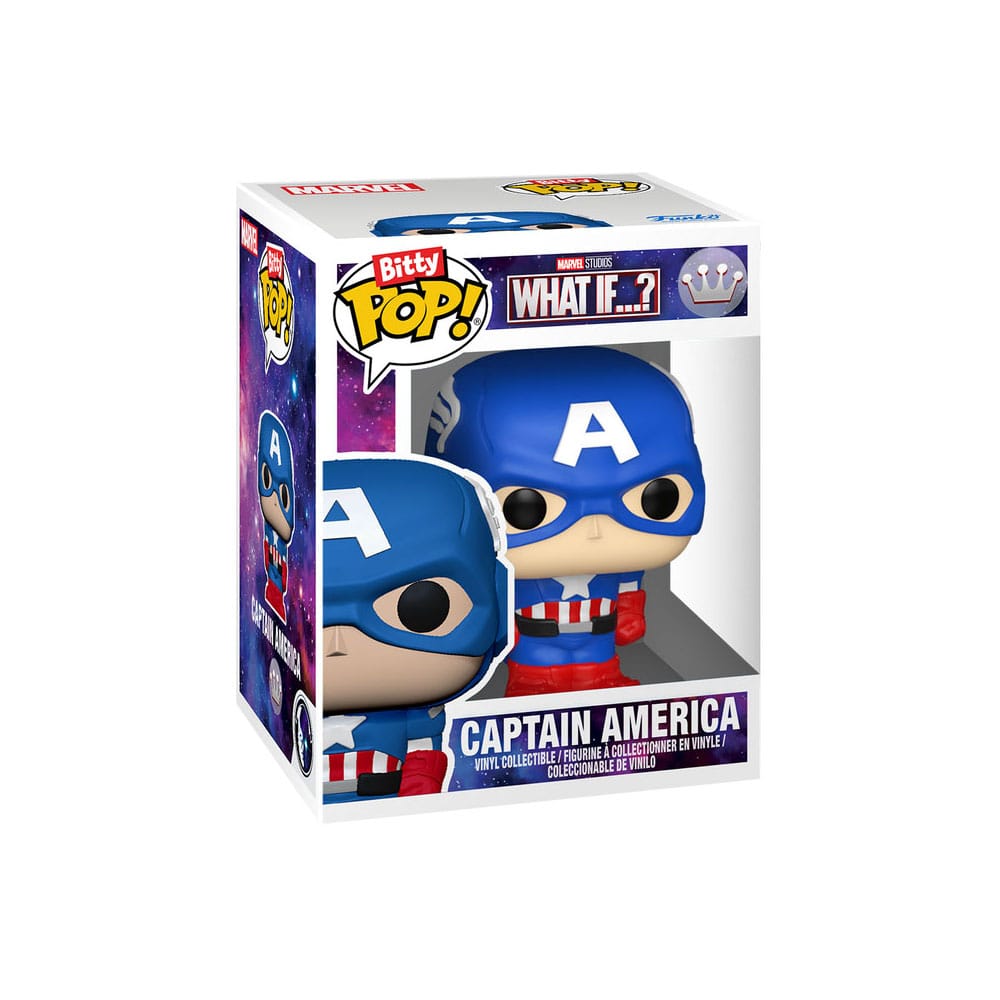 Captain America, Funko Pop, Vinylfigur, Blauer Anzug, Schutzhut/ Schild nicht sichtbar