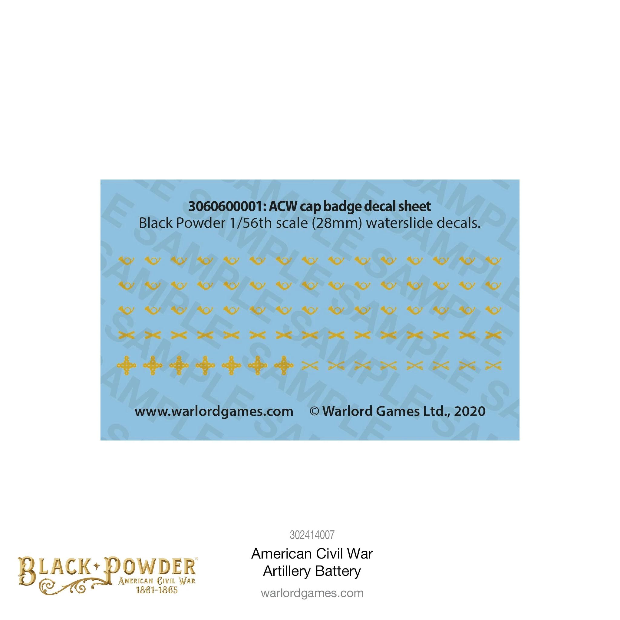 Black Powder: American Civil War Infantry Regiment Artillery Battery