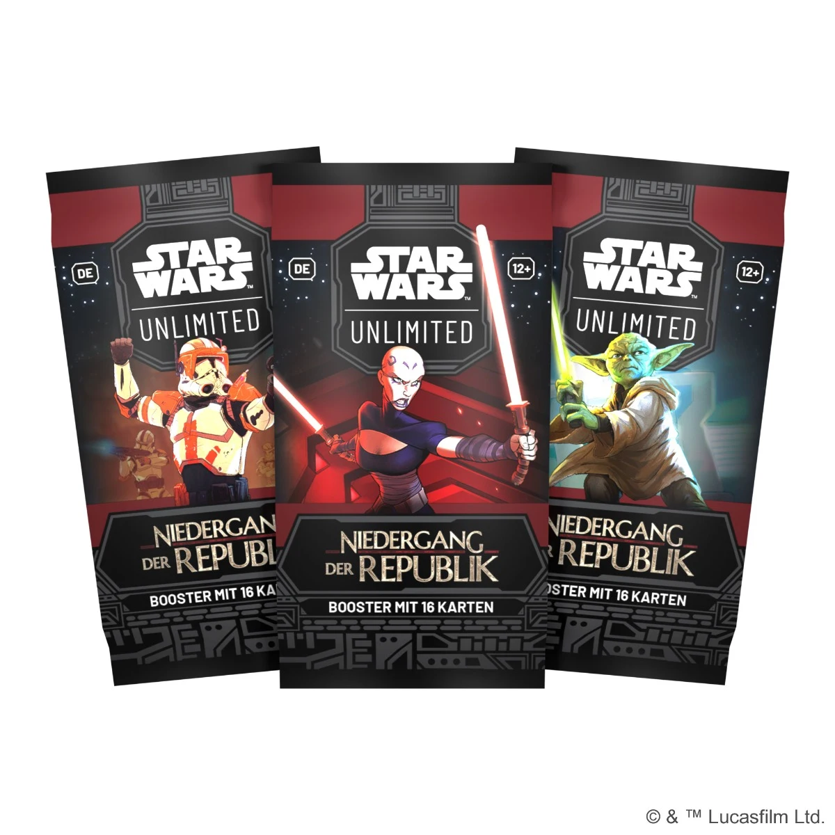 Star Wars Unlimited CCG dt.: Niedergang der Republik - Boosterpack