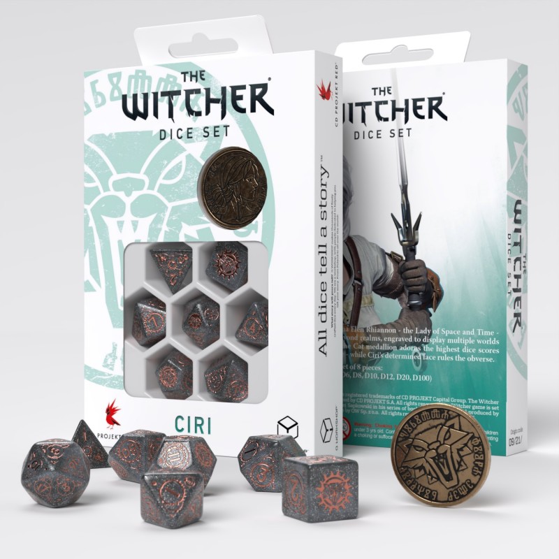 Witcher: Diceset "Ciri - Elder Blood"