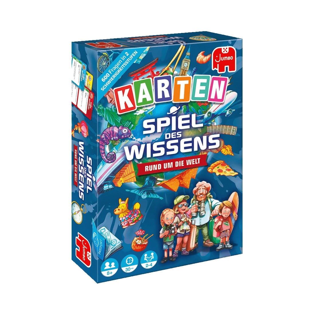 Kartenspiel, Wissensspiel, Rund um die Welt, Familienspiel, Kinderspiel