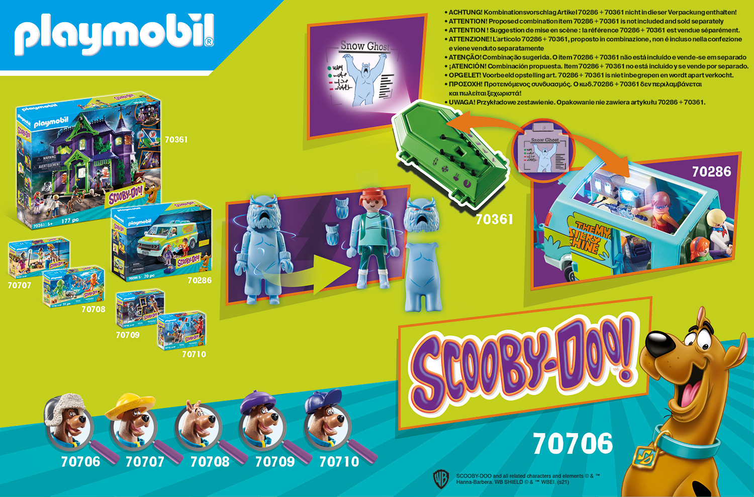 Playmobil: Scooby-Doo! - Abenteuer mit Snow Ghost Playmobil: Scooby-Doo! - Abenteuer mit Snow Ghost