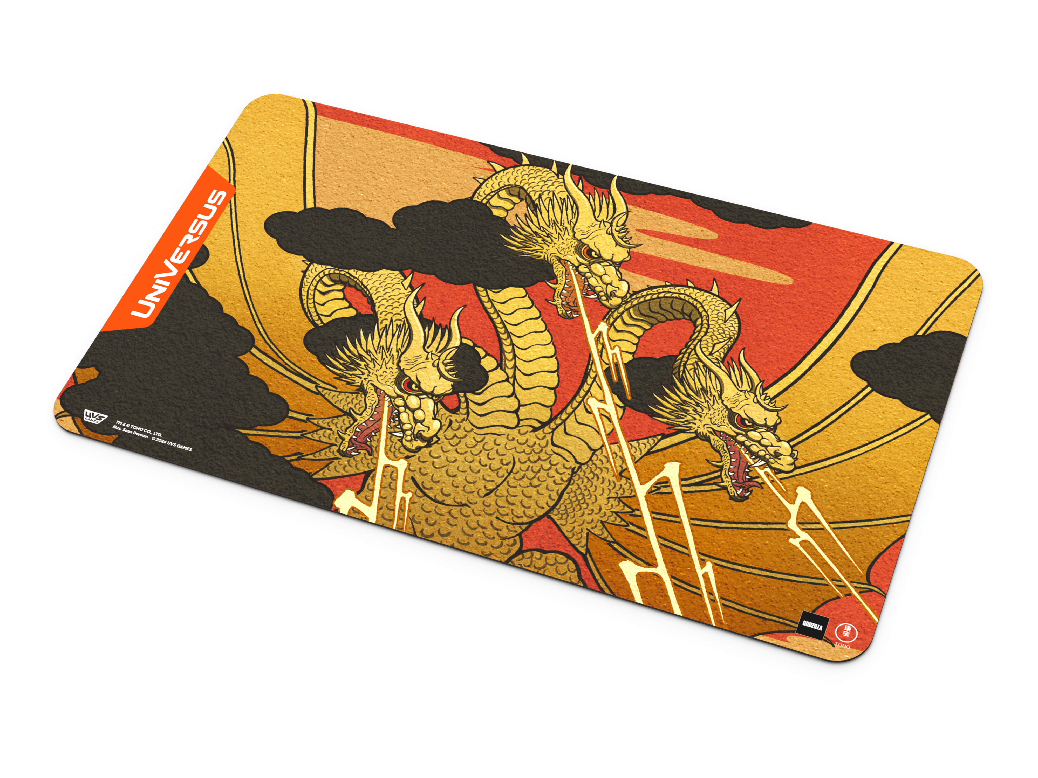 Universus CCG: Playmat Godzilla "King Ghidorah"