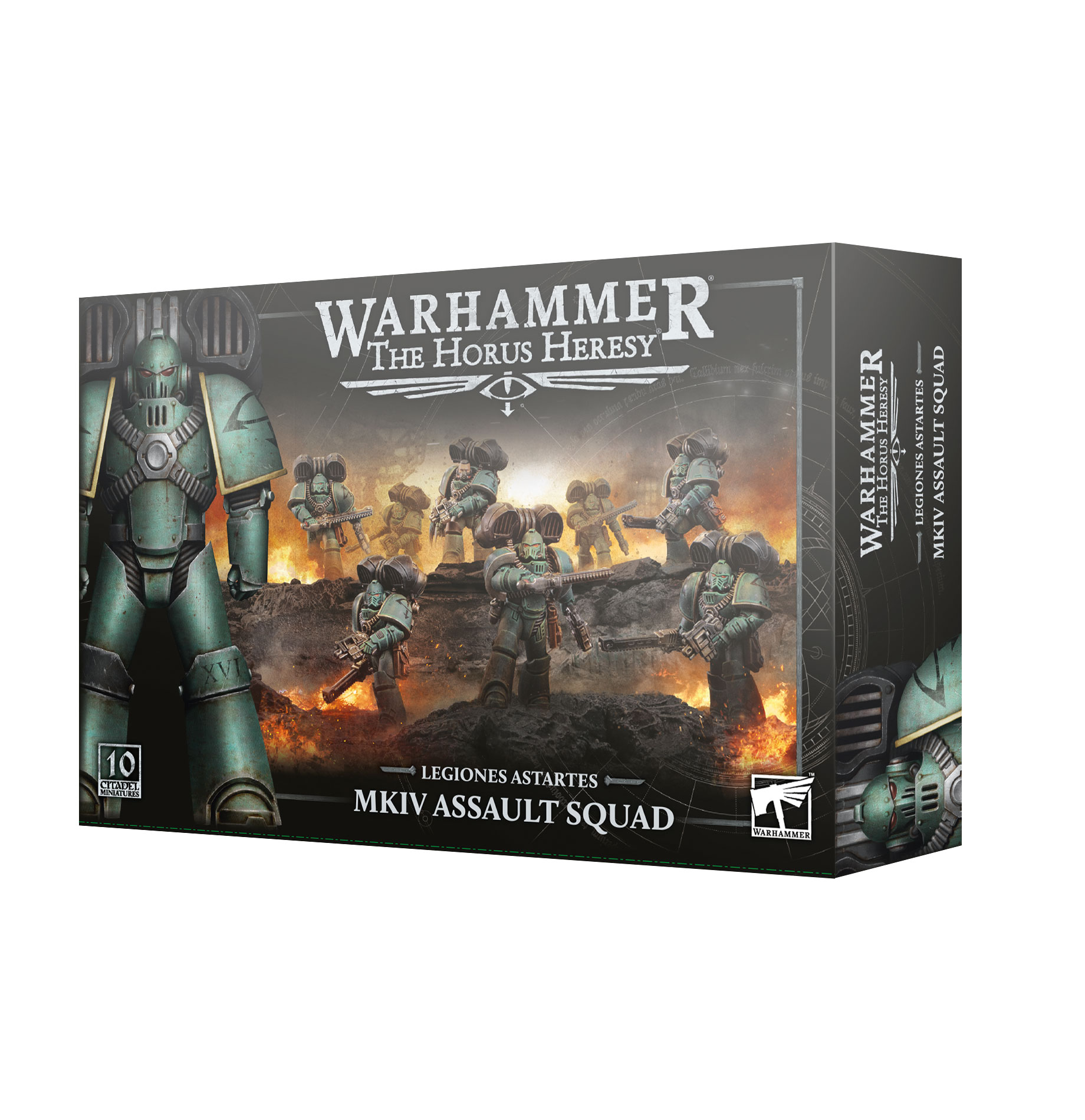 Horus Heresy: Legiones Astartes - MKIV Assault Squad Miniatur, Warhammer, Assault squad, MKIV, Kampffeld
