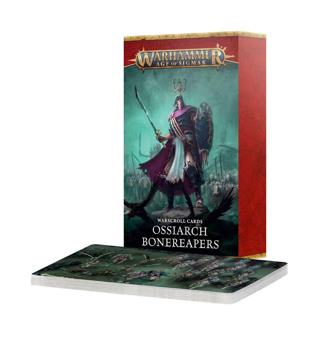 Age of Sigmar: Warscroll Cards - Ossiarch Bonereapers engl. Wargame, Ossiarich, Bonereapers, Kartenspiel, Kartenbox