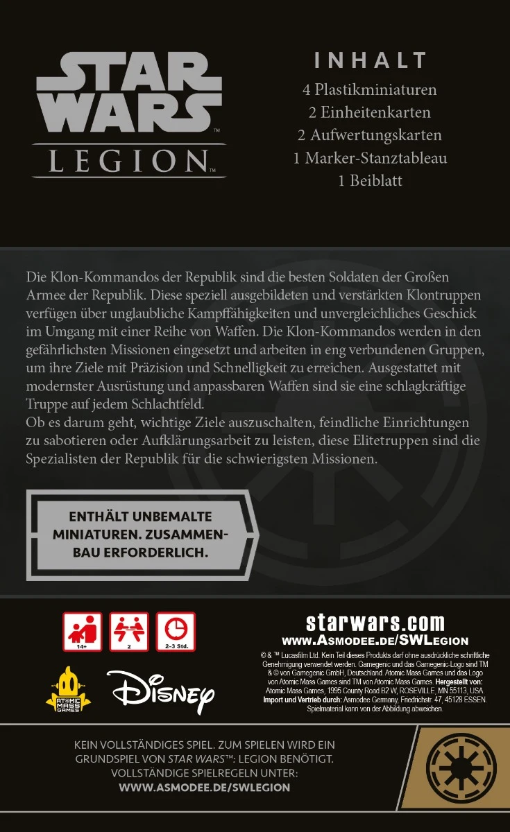 Star Wars: Legion - Klon-Kommandos der Republik