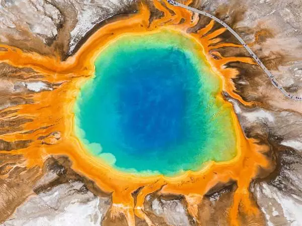 geysir, kohlensumpf, fumarole, sirictta, brennender see