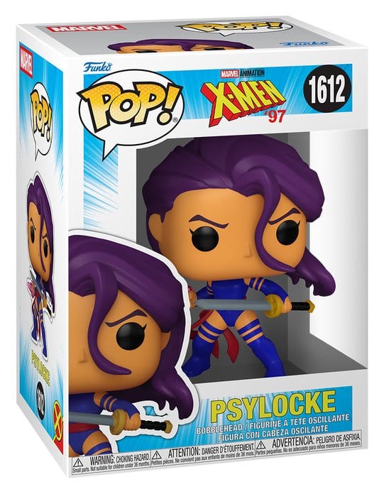 X-Men '97: POP Psylocke (1612) X-Men, Psylocke, Funko Pop, Figure, Vinyl