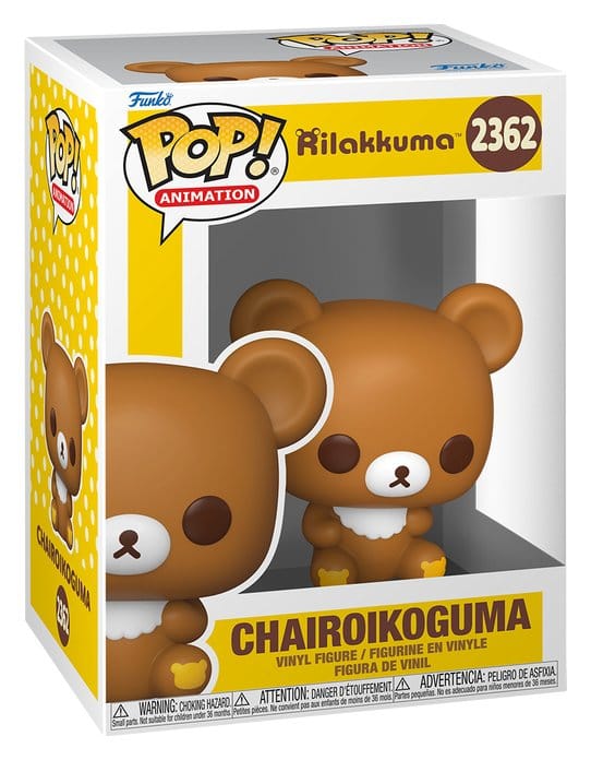 Rilakkuma: POP Chairoikuguma (2362) Bär, braun, Vinyl, Figur, Rilakkuma