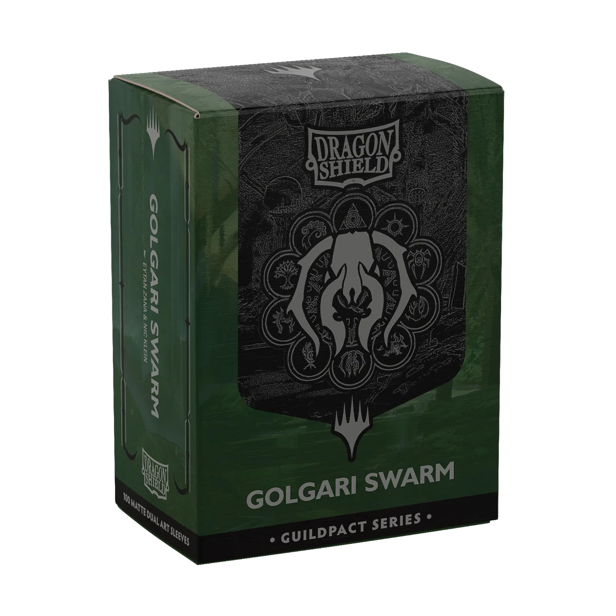 Dragon Shield: Art Sleeves Dual Matte Guildpact Series Magic - Golgari Swarm Golgari Swarm, Guildpack, Dragon Shield, Kartenhüllen, Box-Set