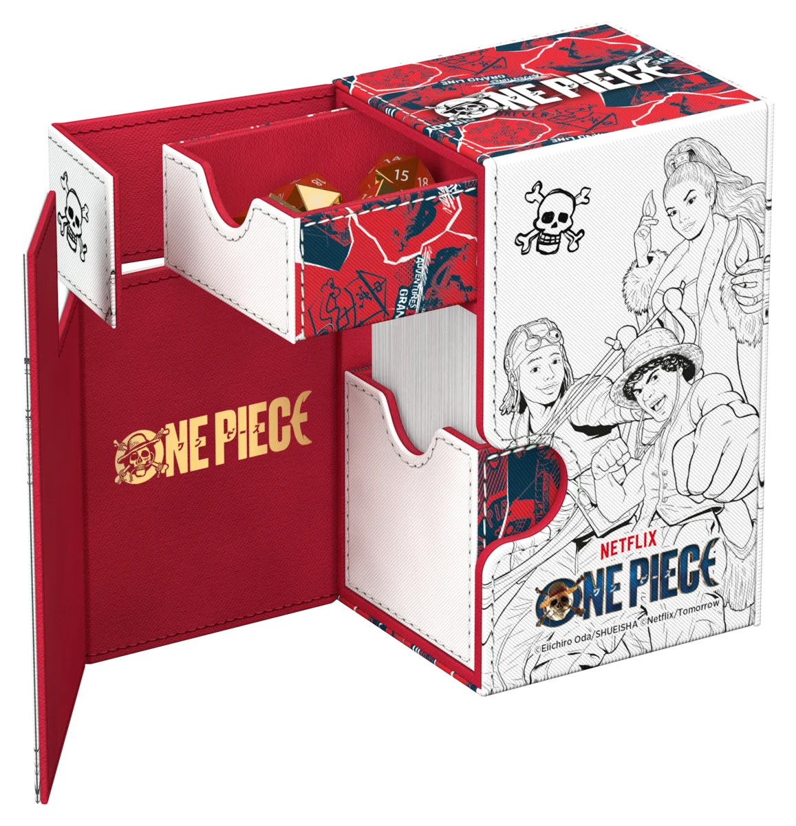 One Piece, Box set, Würfelaufbewahrung, Rot Weiß, Illustriert