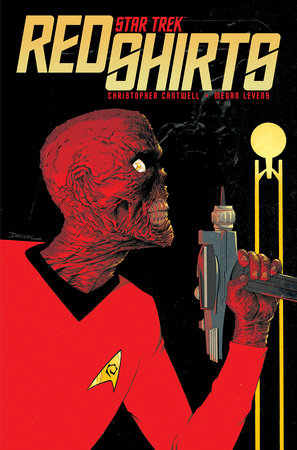 Star Trek, rotes Hemd, Außerirdischer, Vektor-Gewehr, Comics