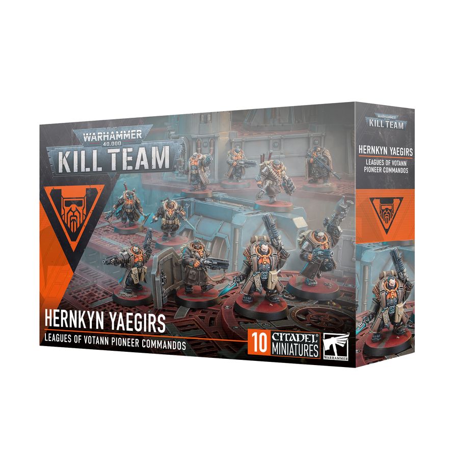 warhammer, kill team, hernyk yaegirs, miniaturen, kommandos