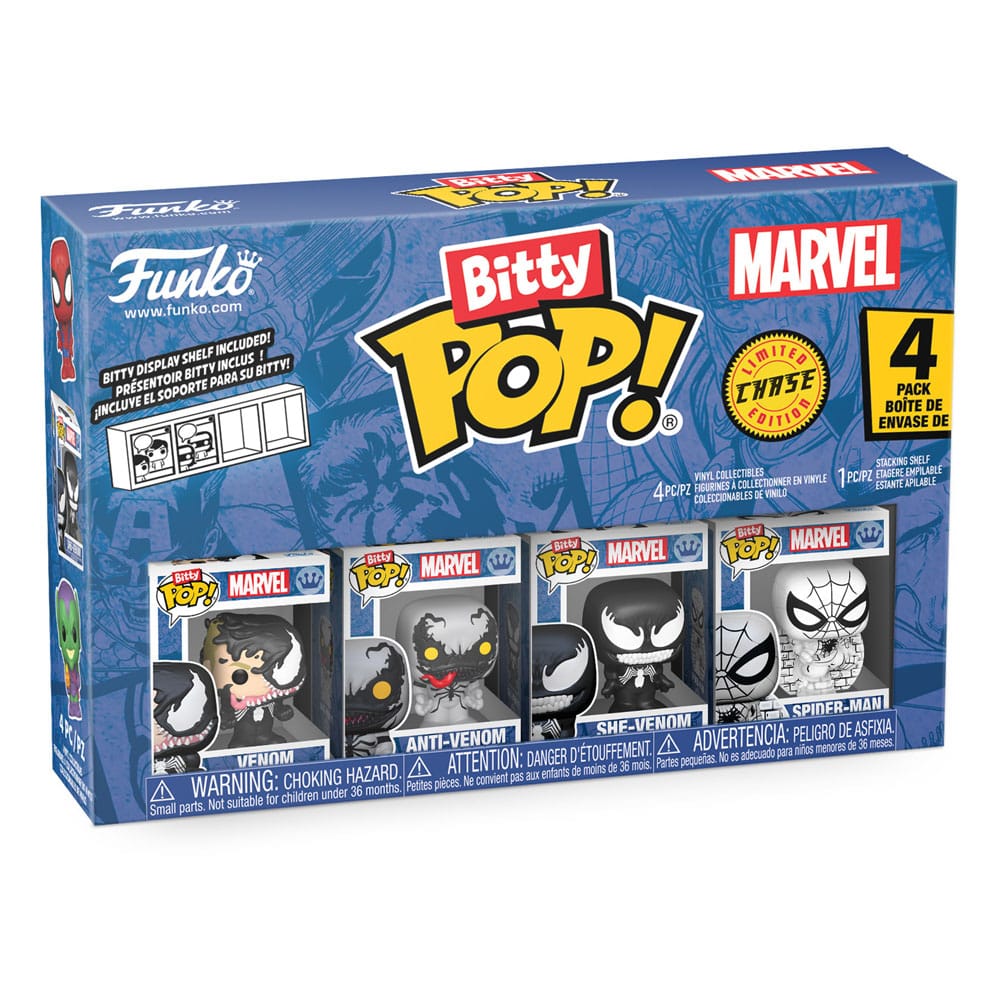 Spider-Man: POP Bitty 4er Set Series 3 (Venom/Anti-Venom/She-Venom/Peter Parker) Spider-Man: POP Bitty 4er Set Series 3 (Venom/Anti-Venom/She-Venom/Peter Parker)