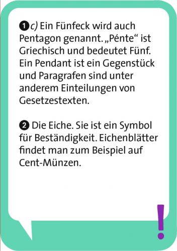 Pocket Quiz Junior: Allgemeinwissen Seite, Text