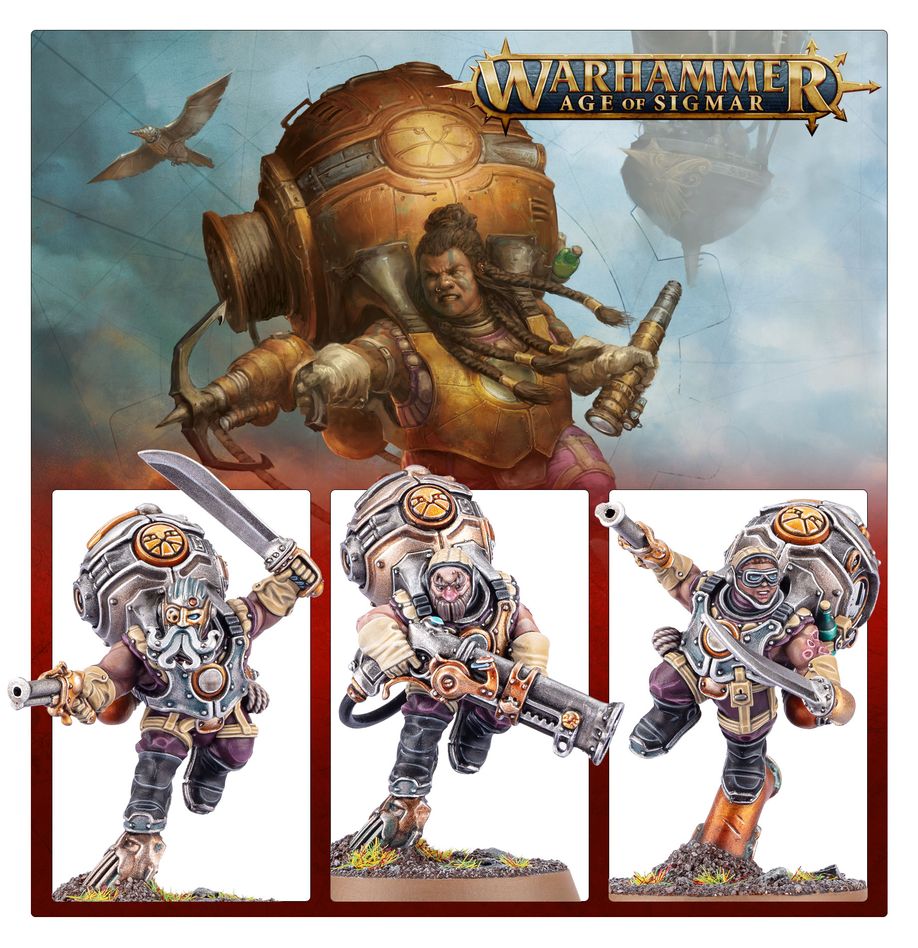 Age of Sigmar: Kharadron Overlords - Vongrim Harpoon Crew Age of Sigmar: Kharadron Overlords - Vongrim Harpoon Crew
