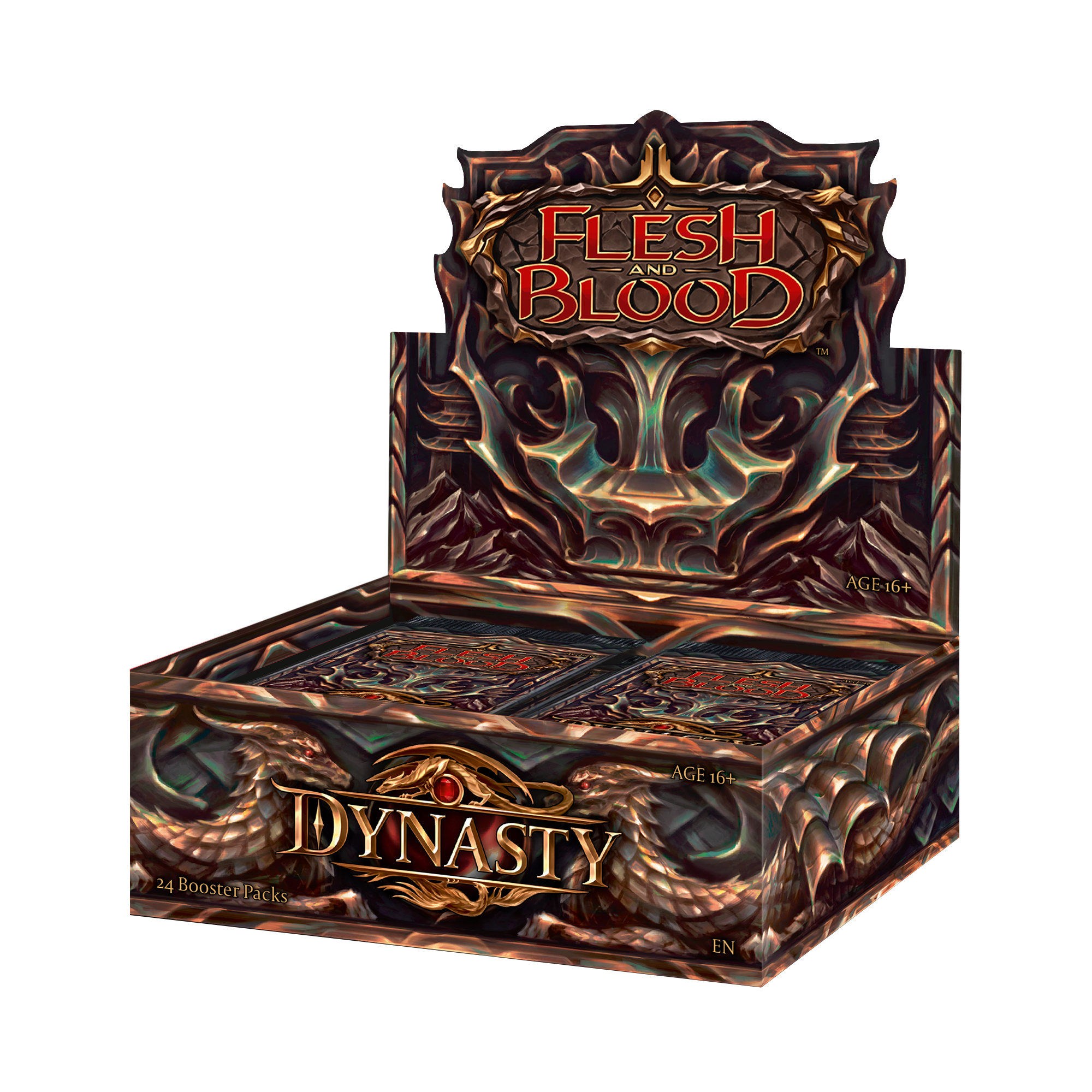 Flesh & Blood TCG: Dynasty Booster Display